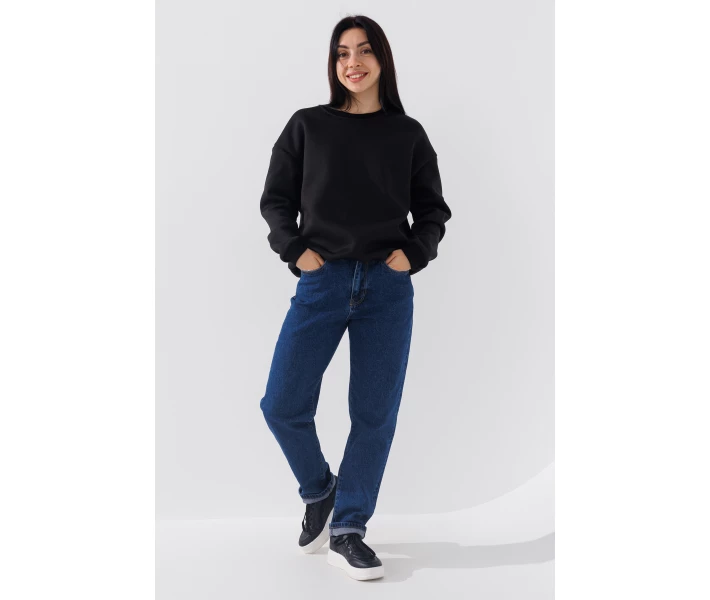 Фото - жіночі джинси Джинси Mom Fit жіночі Zeo Basic 3940-1 34 Синій (2000990723703)