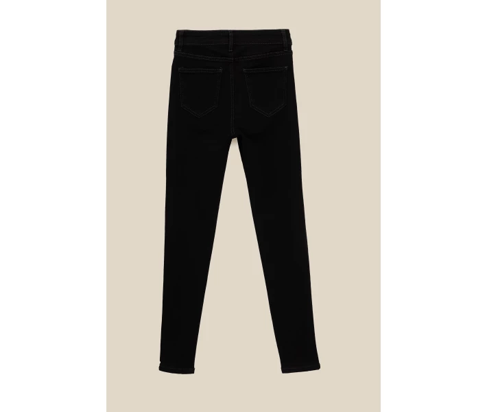 Фото - жіночі джинси Джинси Slim Fit жіночі LAWA WBC02413 42 Чорний (2000990763334)
