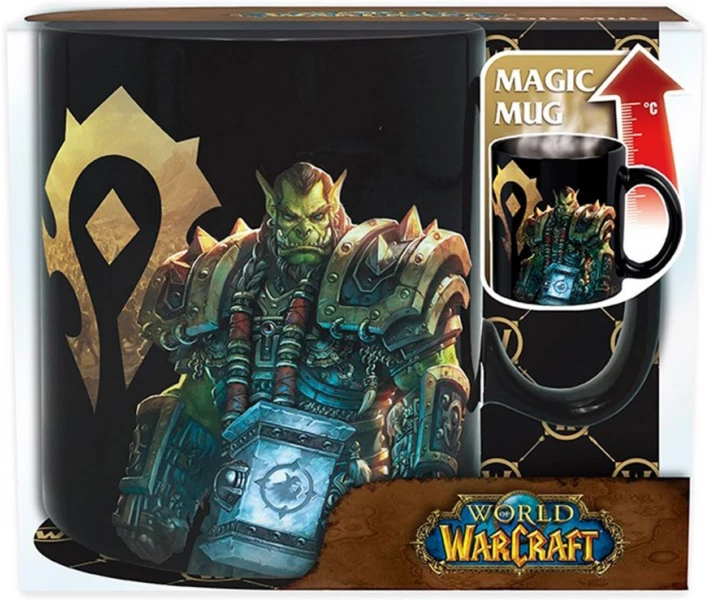 Фото - подарок для геймеров Чашка хамелеон ABYstyle WORLD OF WARCRAFT Azeroth (Варкрафт) (ABYMUG972)
