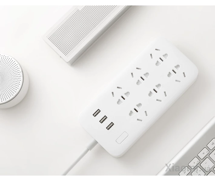 Фото - мережевий фільтр Мережевий фільтр Xiaomi Power Strip 6 розеток 1.8m CXB6-1QM (94507)