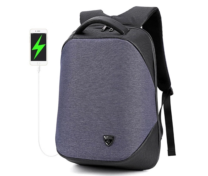 Фото - Рюкзаки Рюкзак міський Arctic Hunter B00193 із USB для ноутбука 15,6" об'єм 22л.