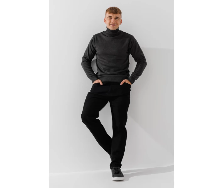 Фото - чоловічі джинси Джинси Slim Fit чоловічі Blackwan BW-309 34 Чорний (2000990719409)