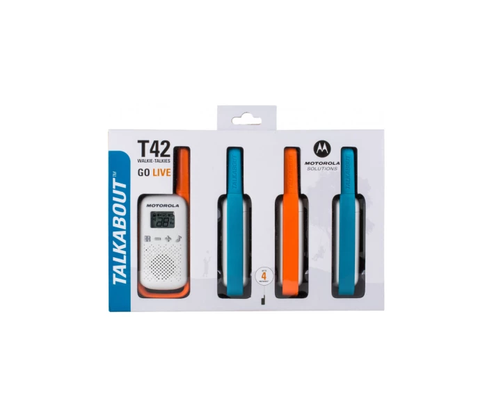 Фото - рацію Портативна рація Motorola TALKABOUT T42 Quad Pack (B4P00811MDKMAQ) (513673-01)