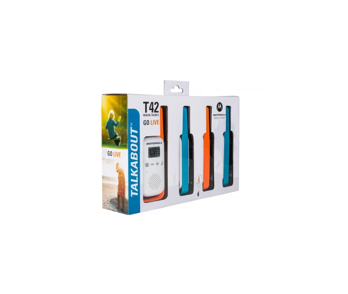 Фото - рацію Портативна рація Motorola TALKABOUT T42 Quad Pack (B4P00811MDKMAQ) (513673-01)