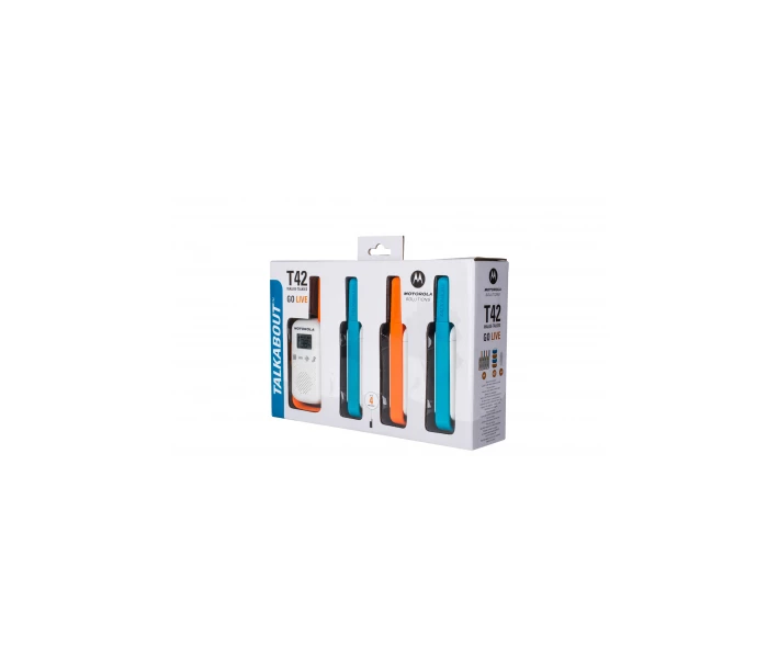 Фото - рацію Портативна рація Motorola TALKABOUT T42 Quad Pack (B4P00811MDKMAQ) (513673-01)