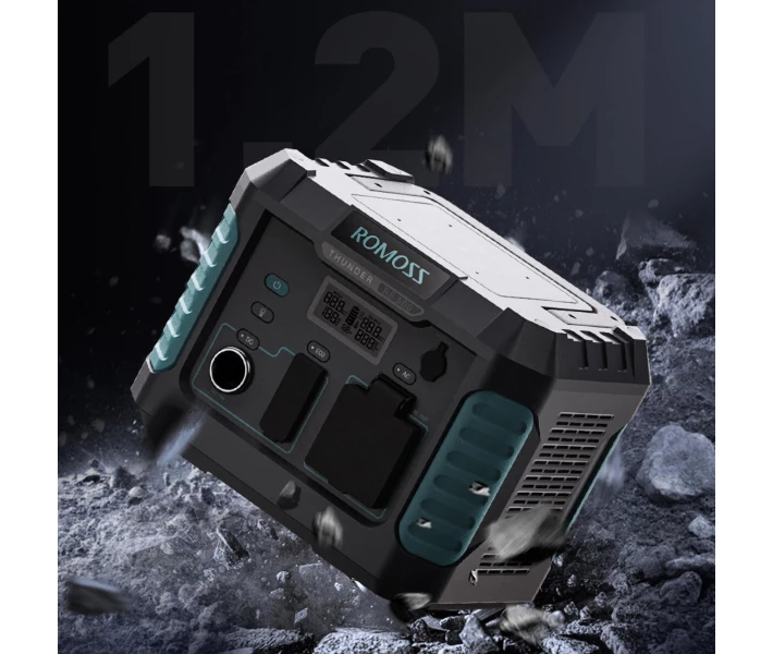 Фото - зарядну станцію Зарядна станція Romoss RS500 / 400 Вт⋅год/ 500 Вт (пікова 1000 Вт) (RS500-2B2-G153H)