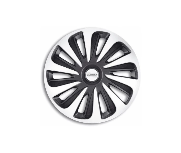 Фото - ковпак Автомобільний ковпак Michelin Calibre Silver Black 14 (73739) (488747-01)