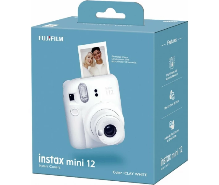 Фото - фотоапарат Фотокамера моментального друку Fujifilm Instax Mini 12 Clay White (16806121) [82995]