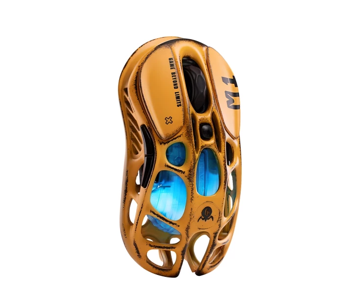 Фото - Мишки Миша GRAVASTAR Mercury M1 Pro ігрова з комбінованим підключенням, Battle Worn Edition-жовтий