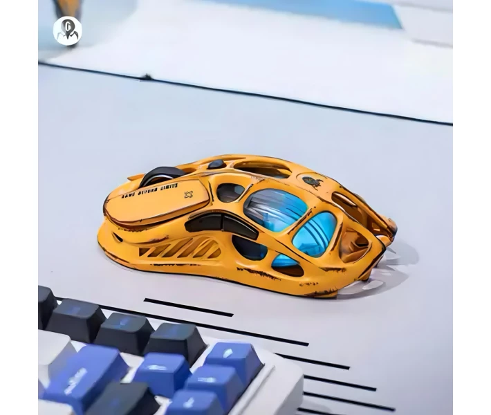 Фото - Мишки Миша GRAVASTAR Mercury M1 Pro ігрова з комбінованим підключенням, Battle Worn Edition-жовтий