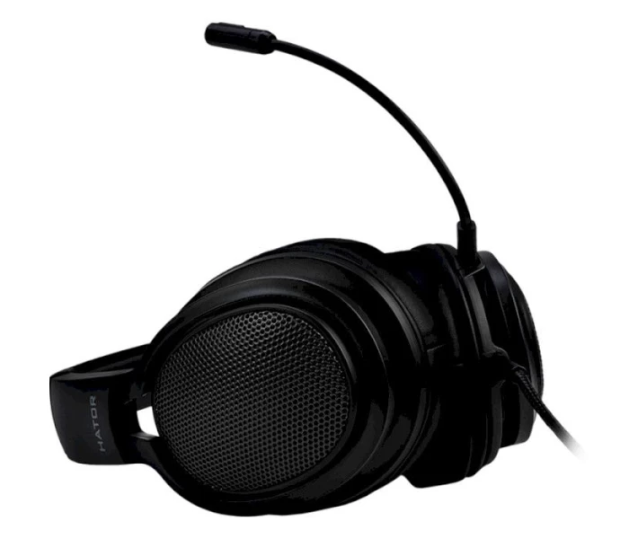 Фото - навушники Ігрова гарнітура HATOR Hellraizer Black Black (HTA-812)