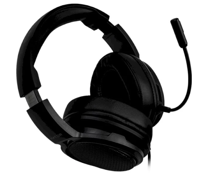 Фото - навушники Ігрова гарнітура HATOR Hellraizer Black Black (HTA-812)