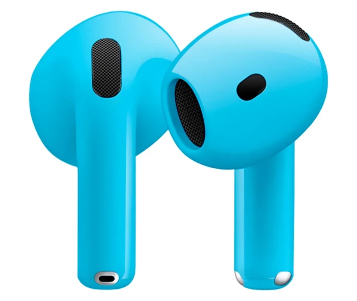 Фото - навушники Навушники Apple AirPods 4 Light Blue Gloss (MXP63) [118517]