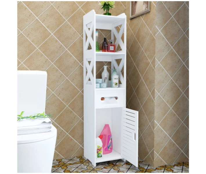 Фото - полку Полиця-стелаж пластикова для ванної кімнати PK-03 120cm*20cm*20cm (44440-PK-03_737)
