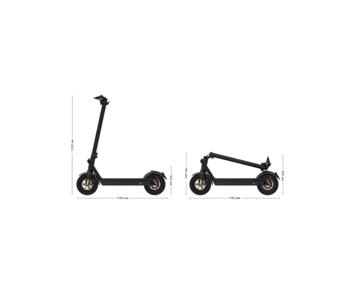 Фото - електросамокат Електросамокат Proove X-City Pro Max 550W 40 км/год до 120кг чорно-оранжевий