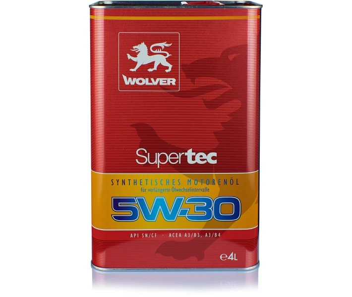 Фото - Моторні масла Моторне масло Wolver SuperTec 5W-30 4 л