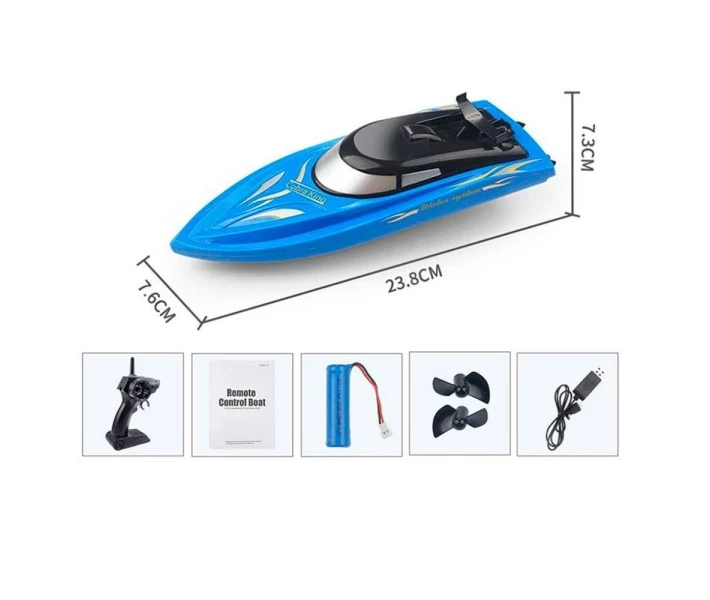Фото - радіокеровану іграшку Катер на радіокеруванні Boat Racing Cobra King (Blue)