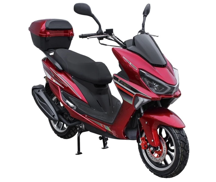Фото - мотоцикл Моторолер Spark SP150S-18 (Заводська упаковка) (Червоний)