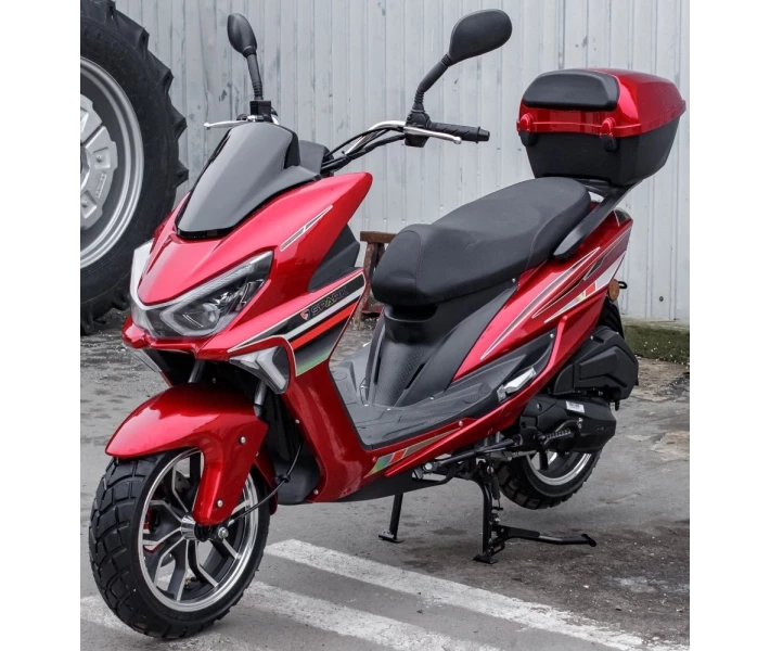 Фото - мотоцикл Моторолер Spark SP150S-18 (Заводська упаковка) (Червоний)