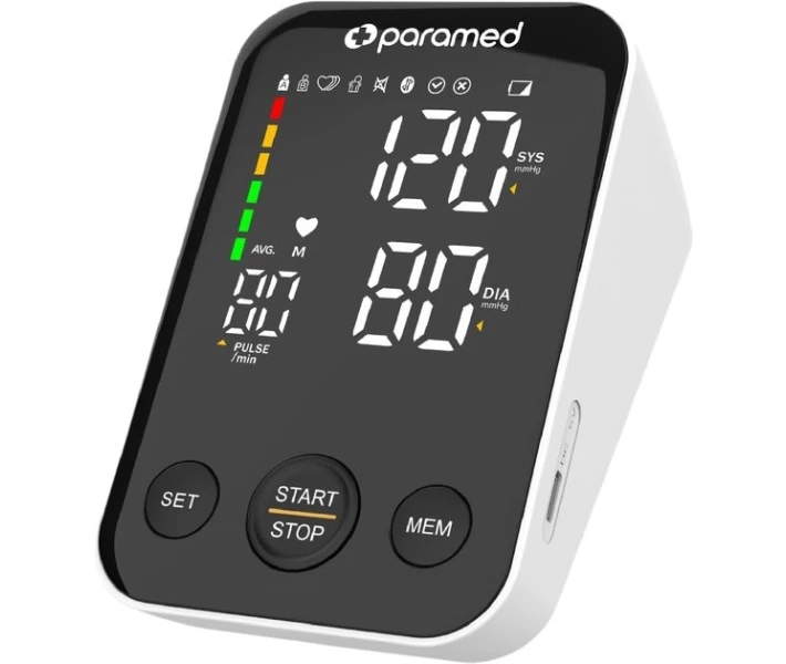 Фото - тонометр Тонометр Paramed Flagman, що говорить, автоматичний з адаптером Type-C на плече гарантія 5 років (av-18850)