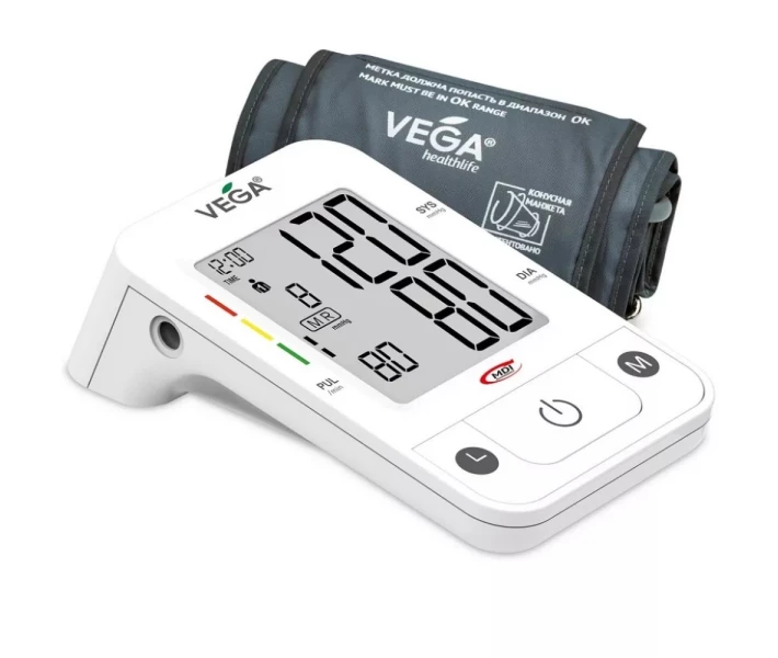 Фото - тонометр Тонометр VEGA 3H Comfort автоматичний + Адаптер Micro USB на плече гарантія 5 років (av-18586ad)