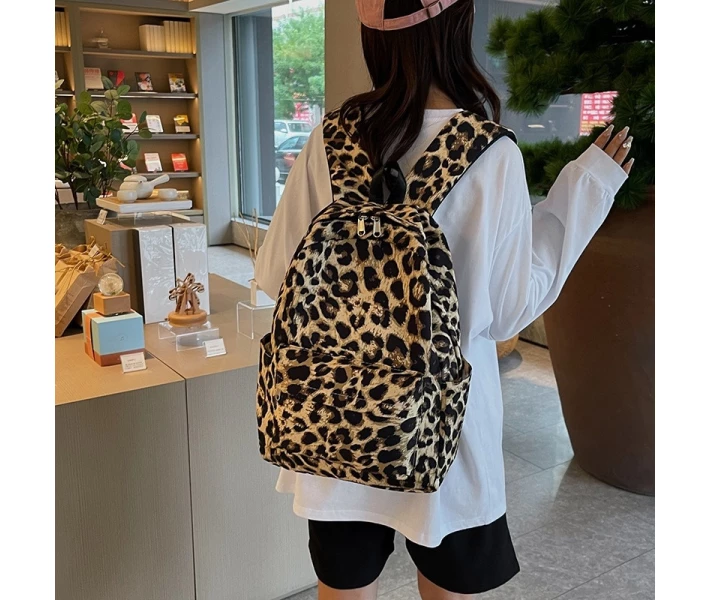 Фото - Рюкзаки Рюкзак леопардовий універсальний міський, 5043