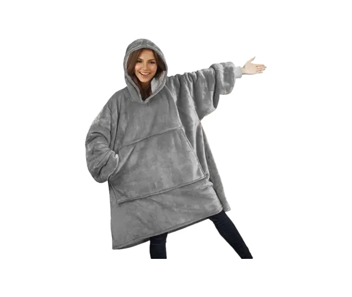 Фото - жіночий домашній халат Плед-халат оверсайз Затишний XPRO HUGGLE HOODIE (123461389_293)