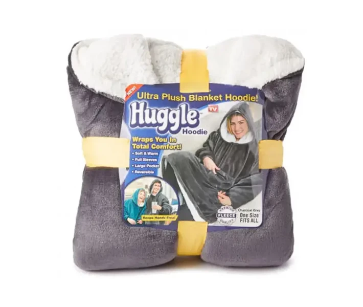 Фото - жіночий домашній халат Плед-халат оверсайз Затишний XPRO HUGGLE HOODIE (123461389_293)