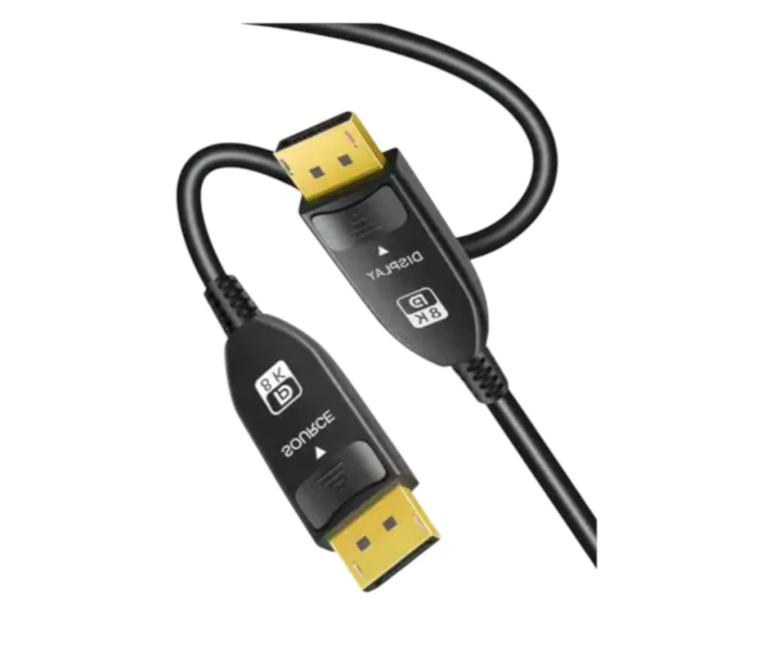 Професійний оптичний 8K 60 Гц кабель DisplayPort 1.4, 25 м 24K 8.1