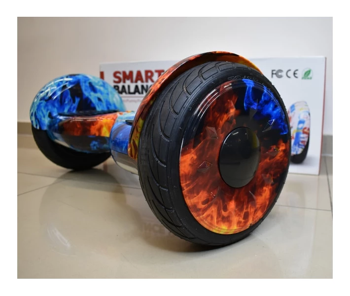 Фото - гіроборд Гіроборд Smart Balance Wheel U20 Premium Вогонь і лід 10,5"