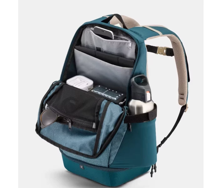 Фото - Рюкзаки Туристичний Рюкзак QUECHUA NH Arpenaz 500 Ice Compartment 20л 45 х 25 х 15 см Бірюзовий Сумісні з Питною Системою