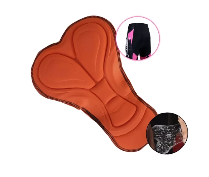 Фото - Велоодяг Костюм вело жіночий Siilenyond SW-CT-057 Black Pink XXXL Смуги довгий рукав штани