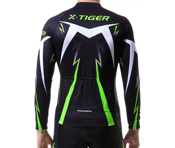 Фото - Велоодяг Велоджерсі X-Тiger XM-CY-013 кофта з довгим рукавом Green S