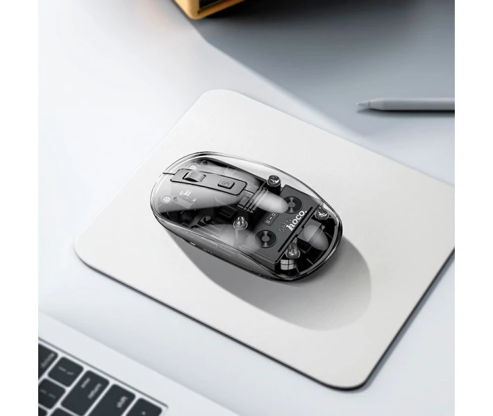 Фото - Мишки Миша комп'ютерна бездротова HOCO Mysterious dual-mode silent wireless mouse GM29 800/1200/1600dpi Чорний