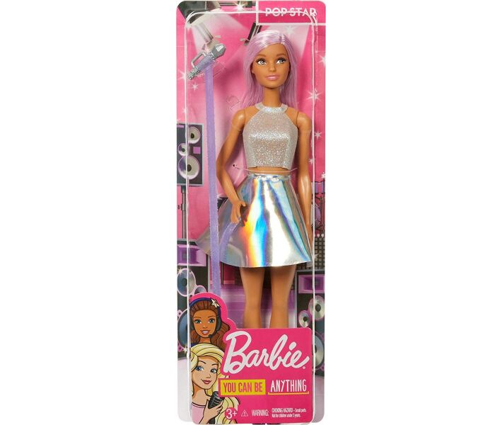 Фото - ляльки, набори для ляльок Лялька Barbie Поп зірка Careers Pop Star Doll FXN98