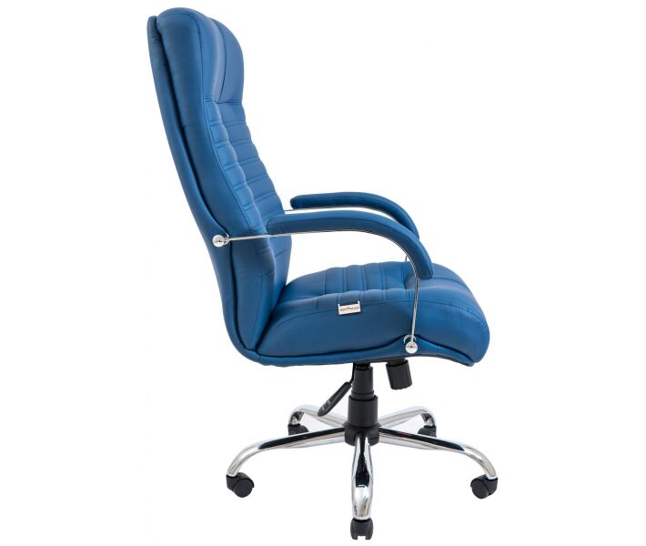 Фото - офісне крісло Офісне Крісло Керівника Richman Оріон Флай 2227 Хром М1 Tilt Синє
