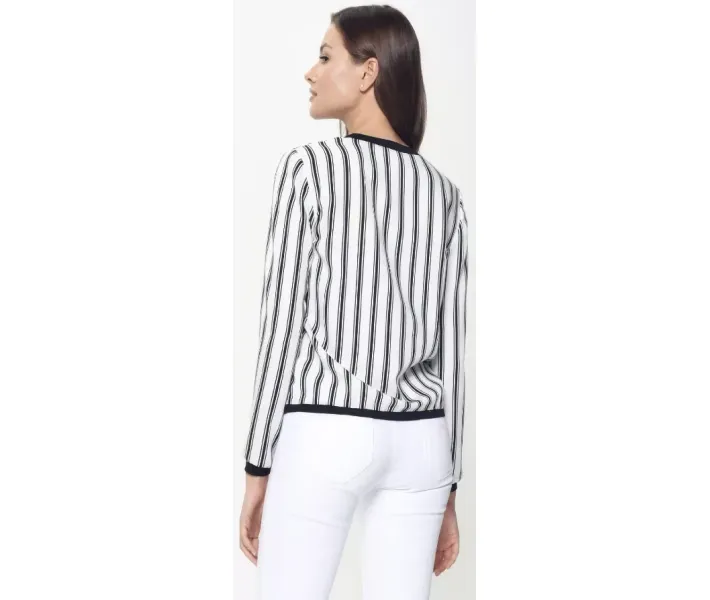 Фото - блузку Легка блузка в смужку Conte Elegant LBL 899, L, black-white stripes (1006020070170985)