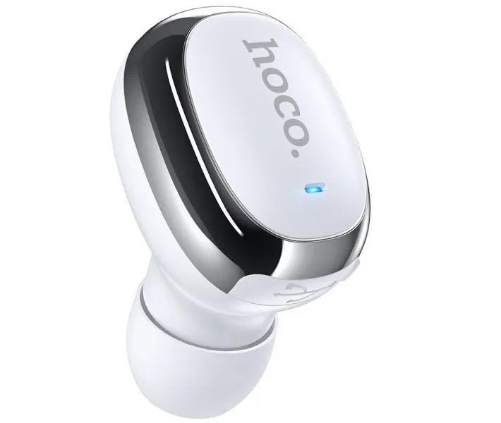 Фото - навушники Bluetooth-гарнітура HOCO Mia mini E54 біла White