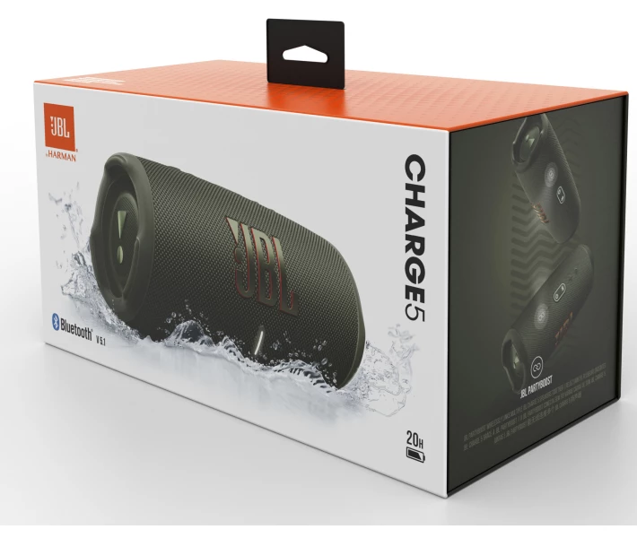 Фото - портативну колонку Портативна акустика JBL Charge 5 (JBLCHARGE5GRN) Green