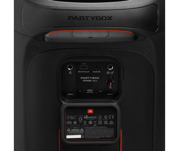 Фото - портативну колонку Акустика JBL PartyBox Stage 320 (JBLPBSTAGE320EP) Black