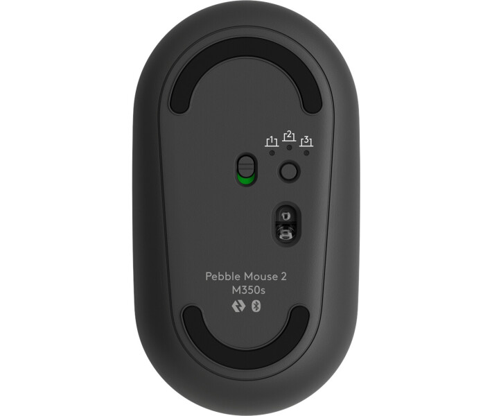 Фото - мишку для ноутбука Миша Logitech Pebble Mouse 2 M350s BT (910-007015) Graphite