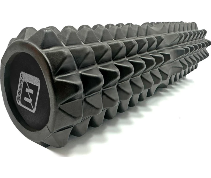 Фото - масажний валик Масажний ролик EasyFit Solid GR v.2.2s чорний EF-2053-BK