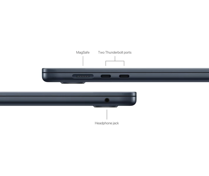 Фото - ноутбук Ноутбук Apple MacBook Air 15" M3 16/256GB (MC9G4) Midnight