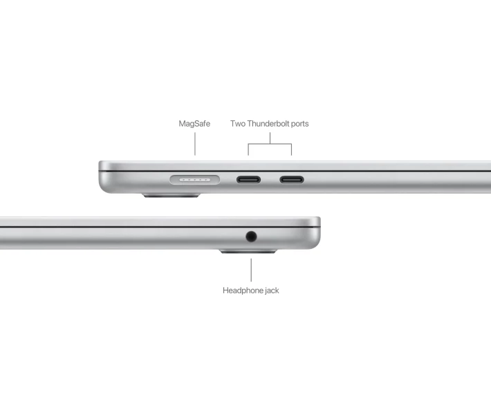 Фото - ноутбук Ноутбук Apple MacBook Air 15" M3 16/256GB (MC9E4) Silver