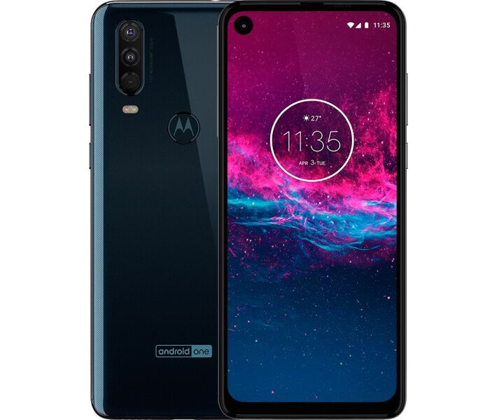 Фото - мобільний телефон і смартфон Motorola One Action 4/128GB XT2013-2 Blue