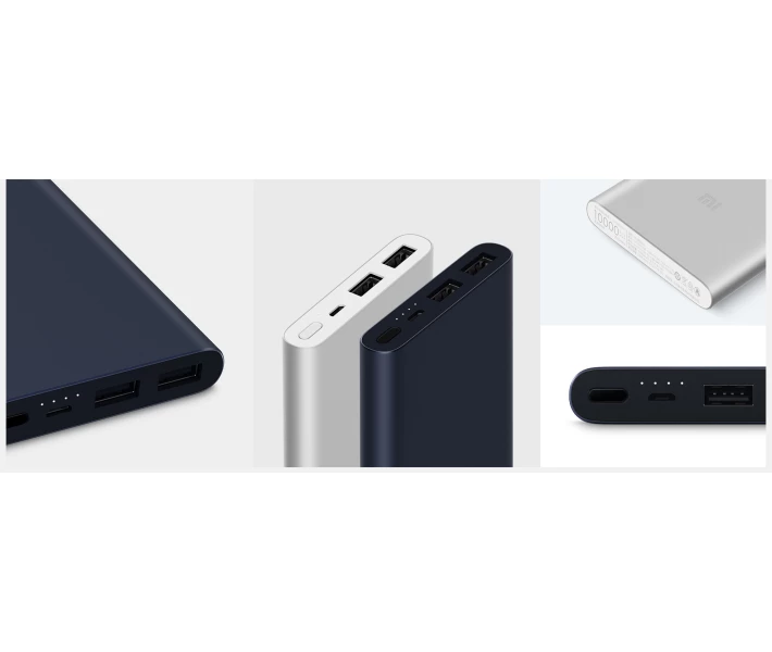 Фото - універсальну мобільну батарею Power Bank Xiaomi Mi 2S 10000mAh 12W (VXN4228CN) Silver
