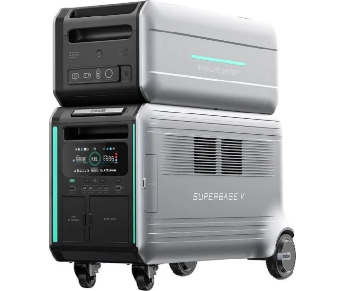 Фото - зарядну станцію Додаткова батарея Zendure B6400 до зарядної станції Zendure V6400 / 6438 Вт⋅год / LiFePO4 (ZDSATB6400-GY)