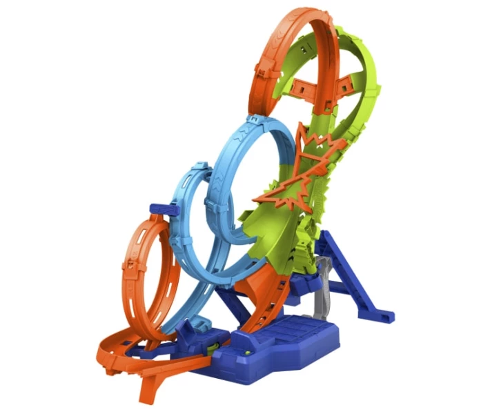 Фото - іграшковий гараж, паркінг, трек Трек Hot Wheels Action Шалені віражі та петлі (HXR70)