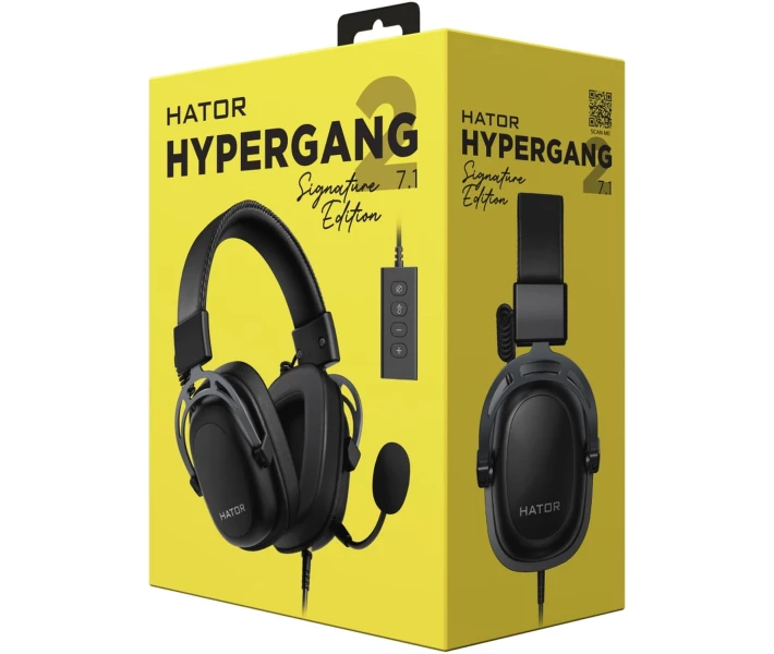 Фото - навушники Навушники HATOR Hypergang 2 USB 7.1 Titanium (HTA-945) Signature Edition