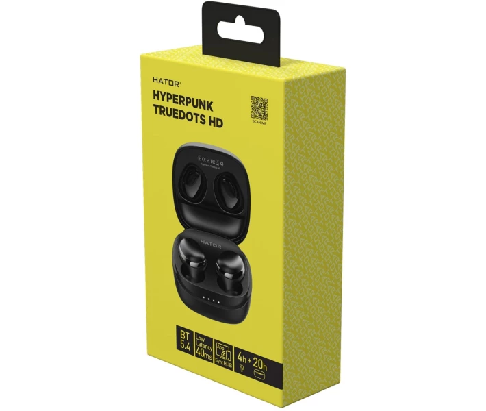 Фото - навушники Навушники HATOR Hyреrpunk Truedots HD (HTA411) Black
